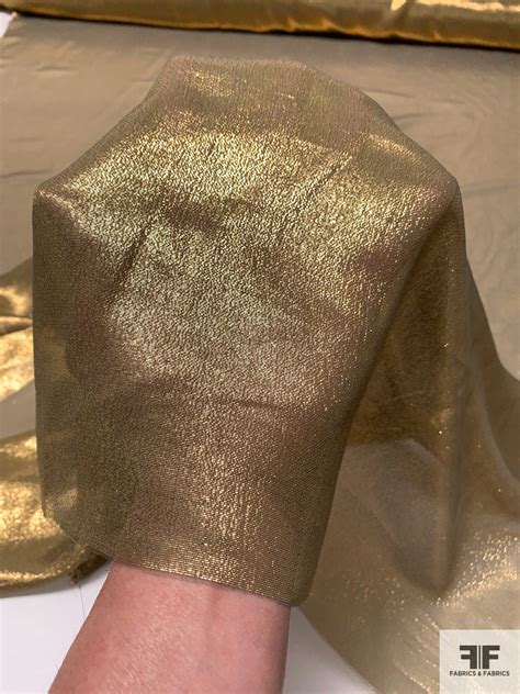 sheer gold fabric